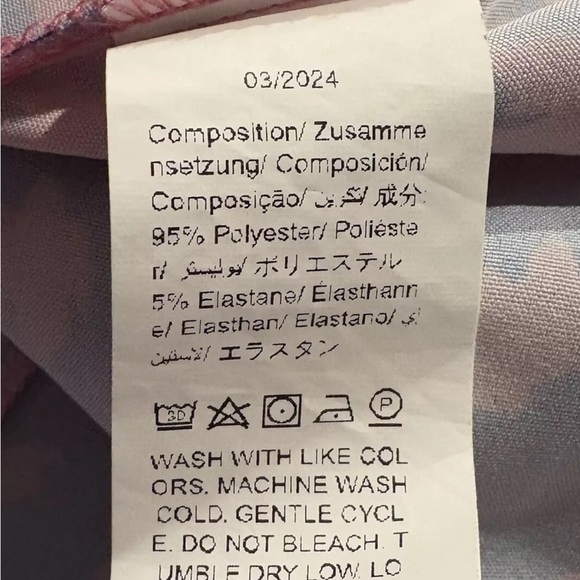 SHEIN VCAY Plus Allover Print Batwing Sleeve Shirt Dress Maxi Women’s‎ 5XL (138) - Picture 6 of 6